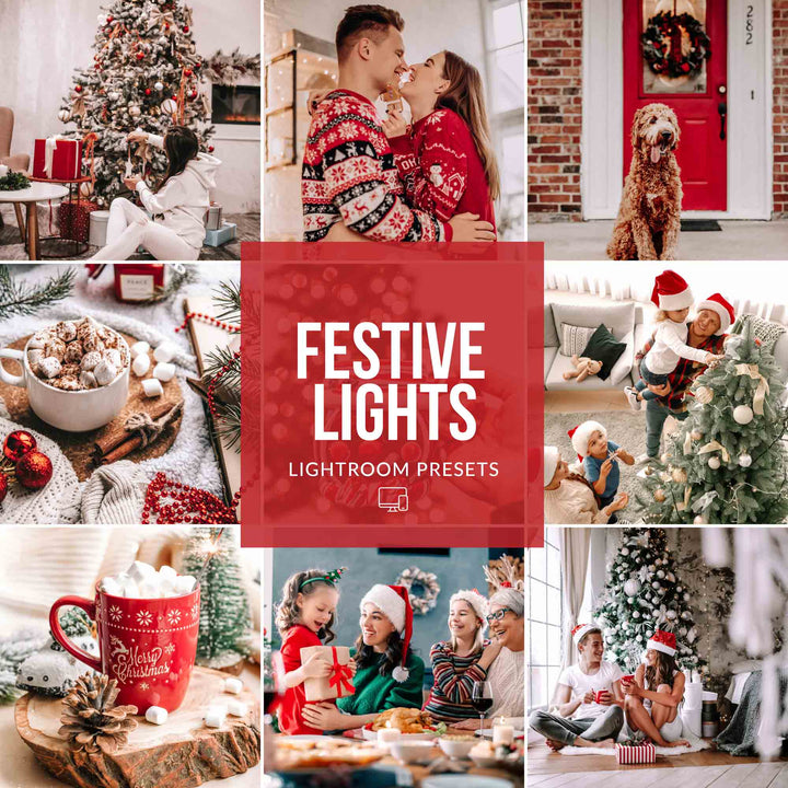 Ai-Optimized FESTIVE LIGHTS LIGHTROOM PRESETS