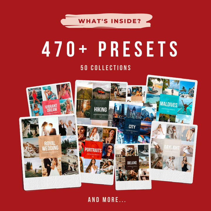 Ai-Optimized INFLUENCER MUST-HAVE 50 PACKS (470+ PRESETS)