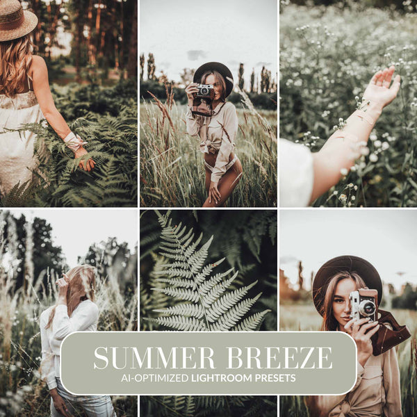 Ai-Optimized SUMMER BREEZE AI-OPTIMIZED LIGHTROOM PRESETS