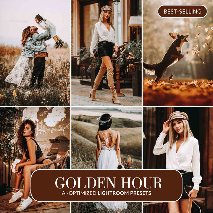 Ai-Optimized GOLDEN HOUR AI-OPTIMIZED LIGHTROOM PRESETS