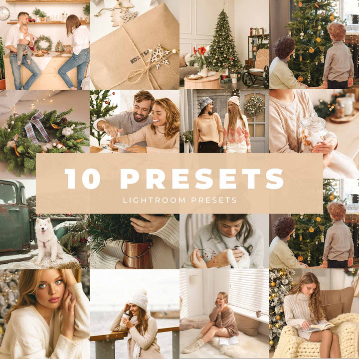 Ai-Optimized MISTLETOE LIGHTROOM PRESETS