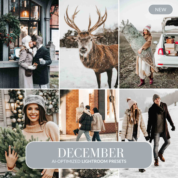 Ai-Optimized DECEMBER AI-OPTIMIZED LIGHTROOM PRESETS