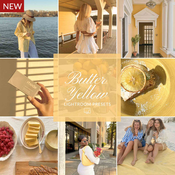BUTTER YELLOW LIGHTROOM PRESETS