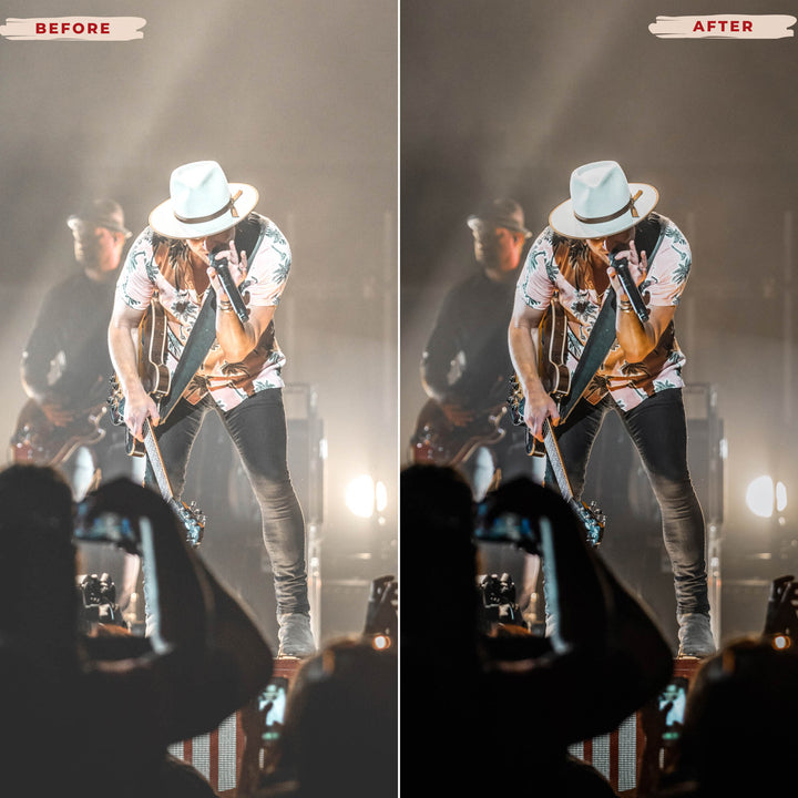 Ai-Optimized CONCERT LIGHTROOM PRESETS