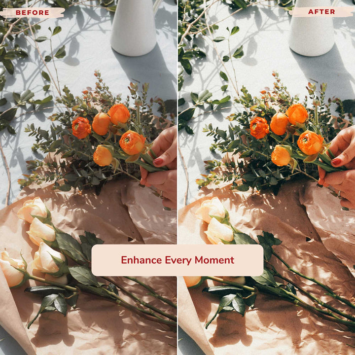 Ai-Optimized FLORIST LIGHTROOM PRESETS