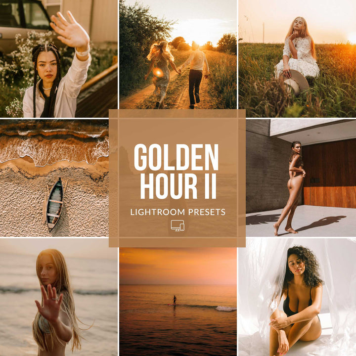 Ai-Optimized GOLDEN HOUR II LIGHTROOM PRESETS