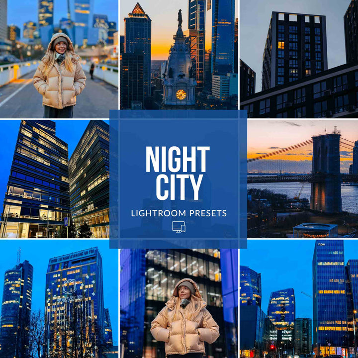 Ai-Optimized NIGHT CITY LIGHTROOM PRESETS