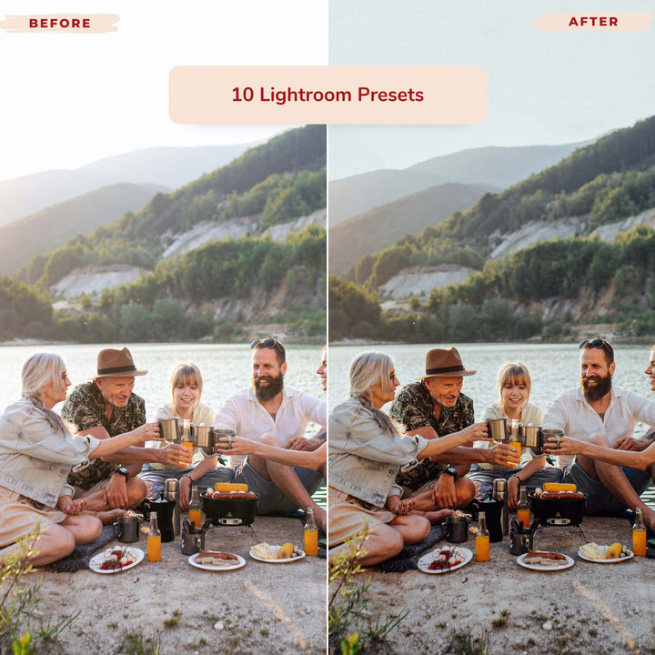 Ai-Optimized SUMMER BBQ LIGHTROOM PRESETS