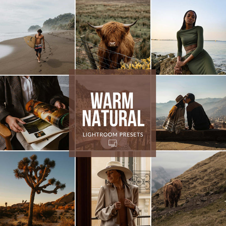 Ai-Optimized WARM AND NATURAL LIGHTROOM PRESETS