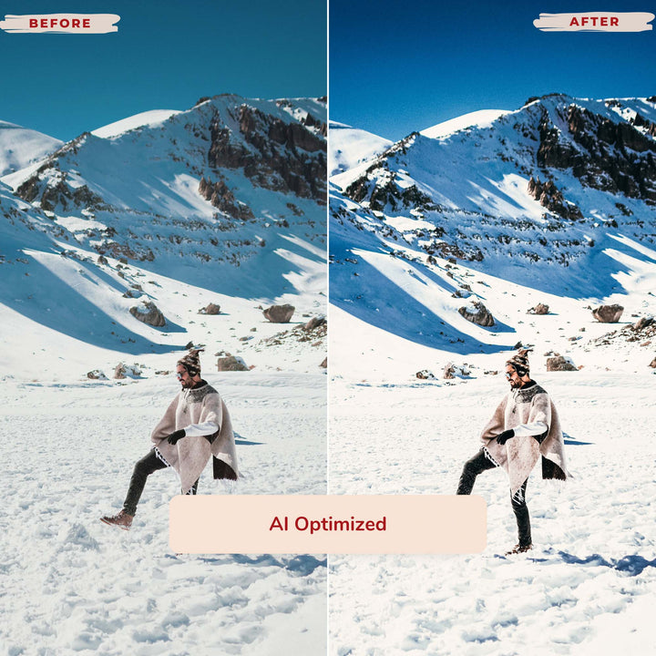 Ai-Optimized WINTER WONDERLAND LIGHTROOM PRESETS