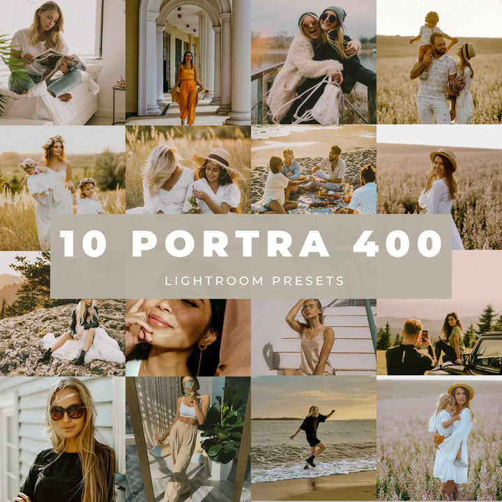 Ai-Optimized PORTRA 400 LIGHTROOM PRESETS