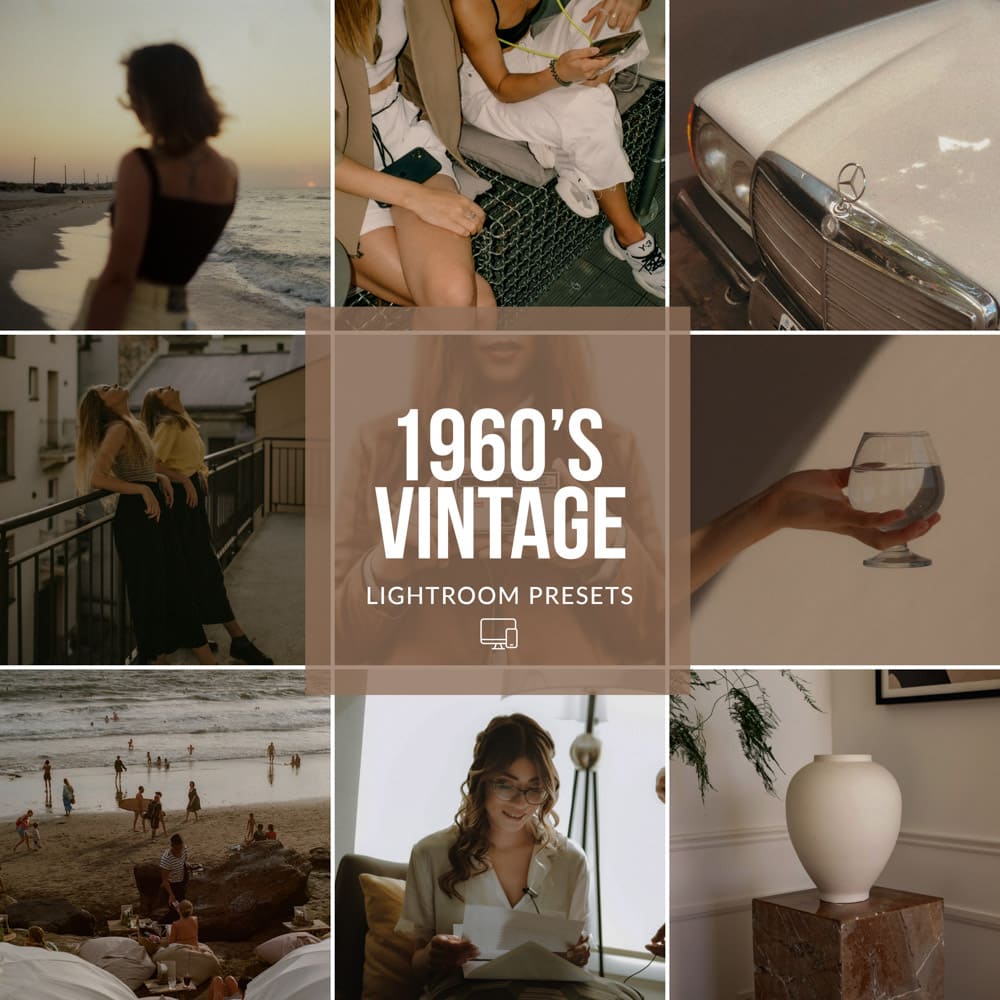 Ai-Optimized 1960's VINTAGE LIGHTROOM PRESETS