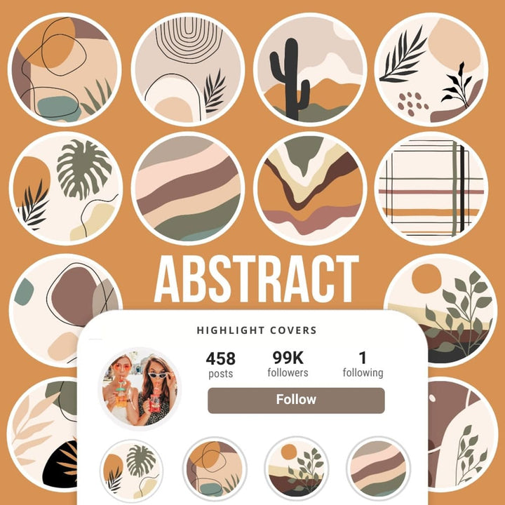 Ai-Optimized ABSTRACT IG HIGHLIGHT COVERS