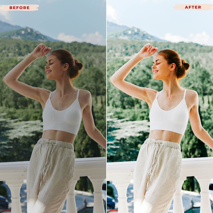 Ai-Optimized AIRY GREEN LIGHTROOM PRESETS