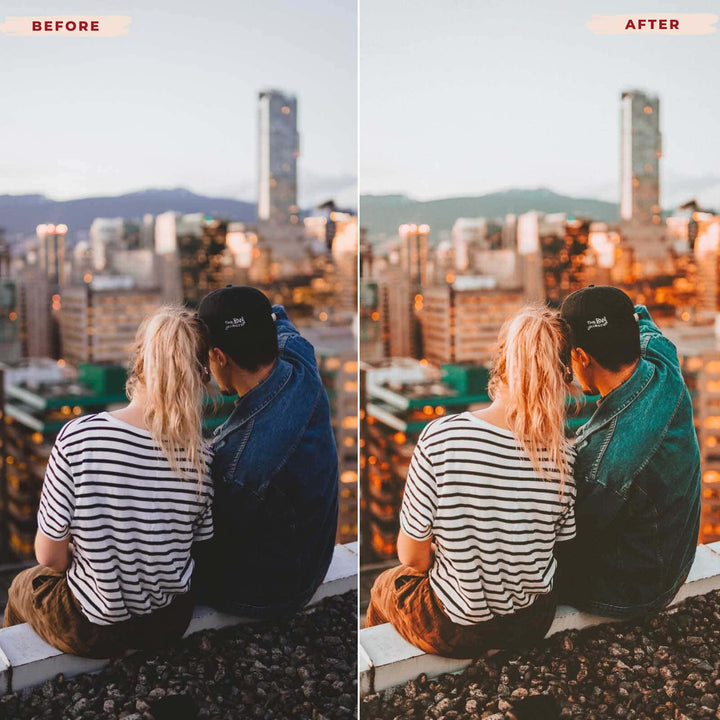 ORANGE & TEAL LIGHTROOM PRESETS from 123presets