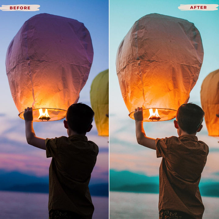 ORANGE & TEAL LIGHTROOM PRESETS from 123presets