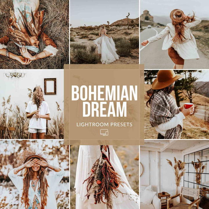 Ai-Optimized BOHEMIAN DREAM LIGHTROOM PRESETS