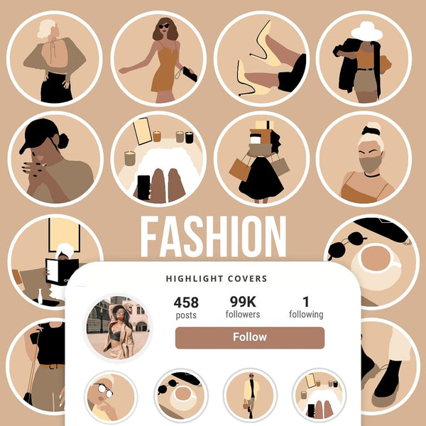 Ai-Optimized FASHION IG HIGHLIGHT COVERS