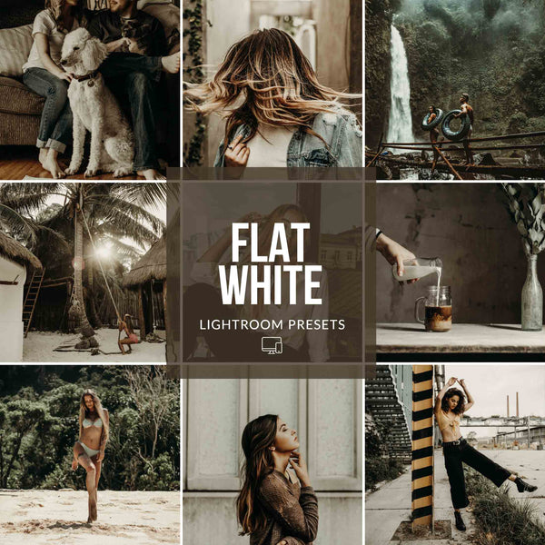 FLAT WHITE LIGHTROOM PRESETS from 123presets