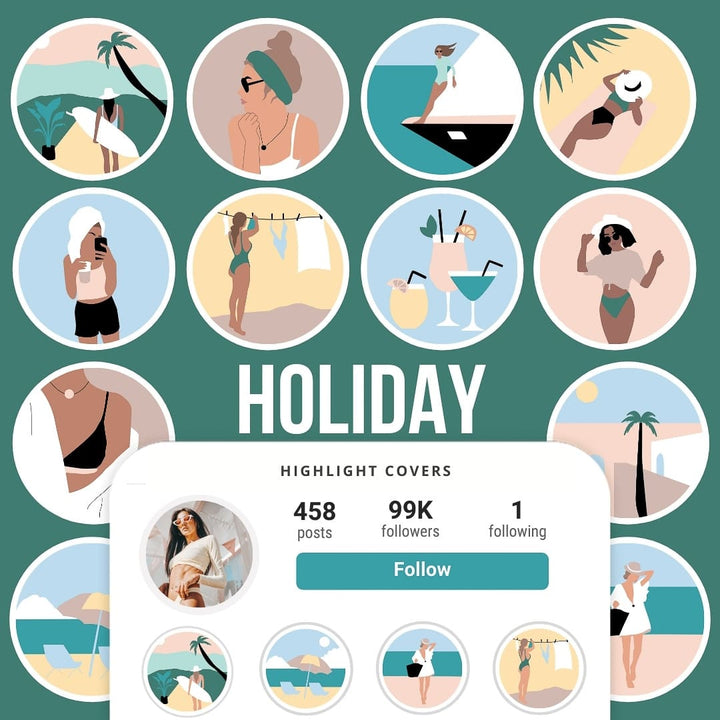 Ai-Optimized HOLIDAY IG HIGHLIGHT COVERS