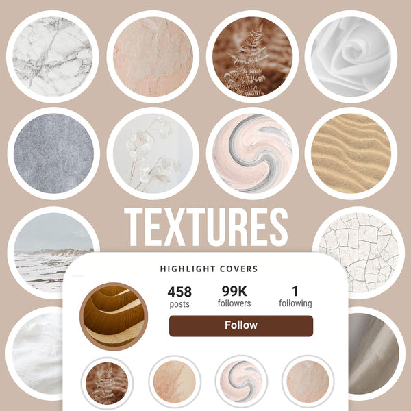 Ai-Optimized TEXTURES IG HIGHLIGHT COVERS