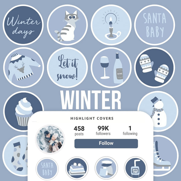 Ai-Optimized WINTER IG HIGHLIGHT COVERS