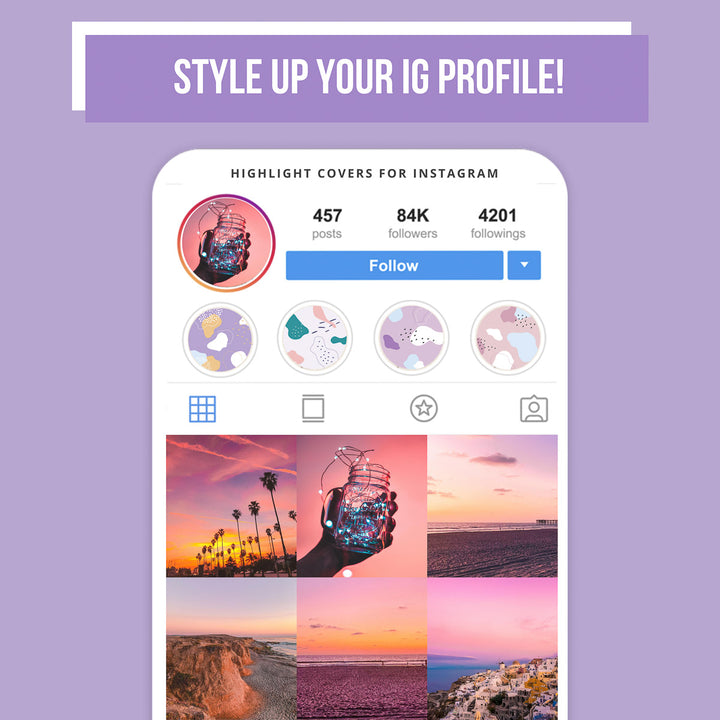 Ai-Optimized MODERN FEELING IG HIGHLIGHT COVERS