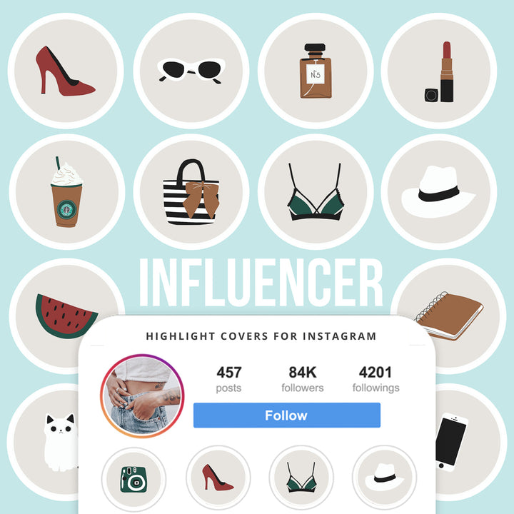 Ai-Optimized INFLUENCER STYLE IG HIGHLIGHT COVERS