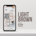 LIGHT BROWN iOS 14 ICONS