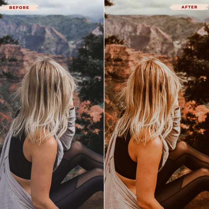 ORANGE LIGHTROOM PRESETS from 123presets