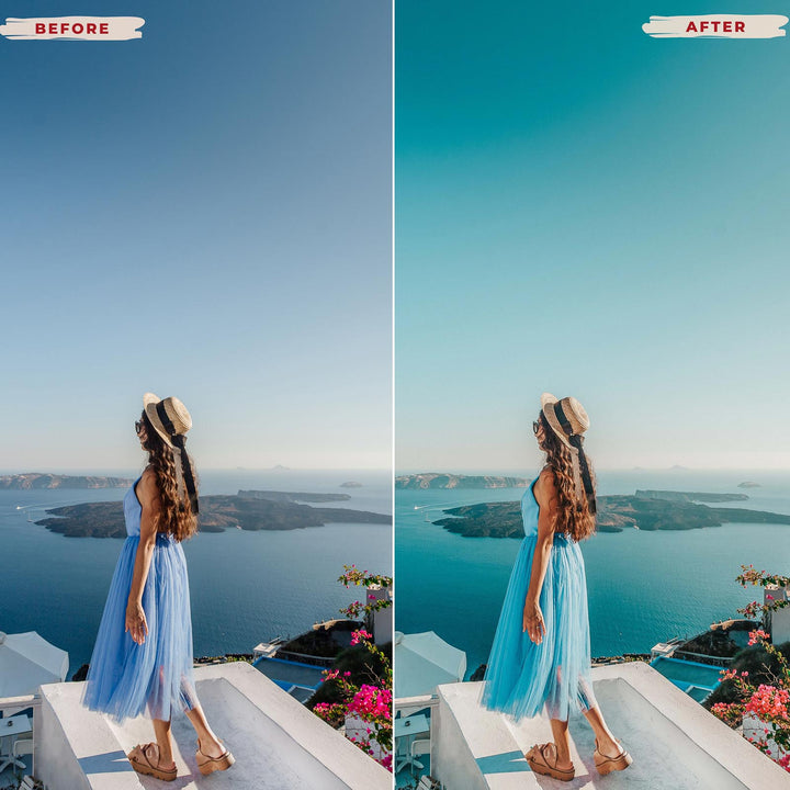 Ai-Optimized SANTORINI LIGHTROOM PRESETS