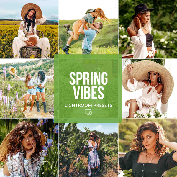 Ai-Optimized SPRING VIBES LIGHTROOM PRESETS