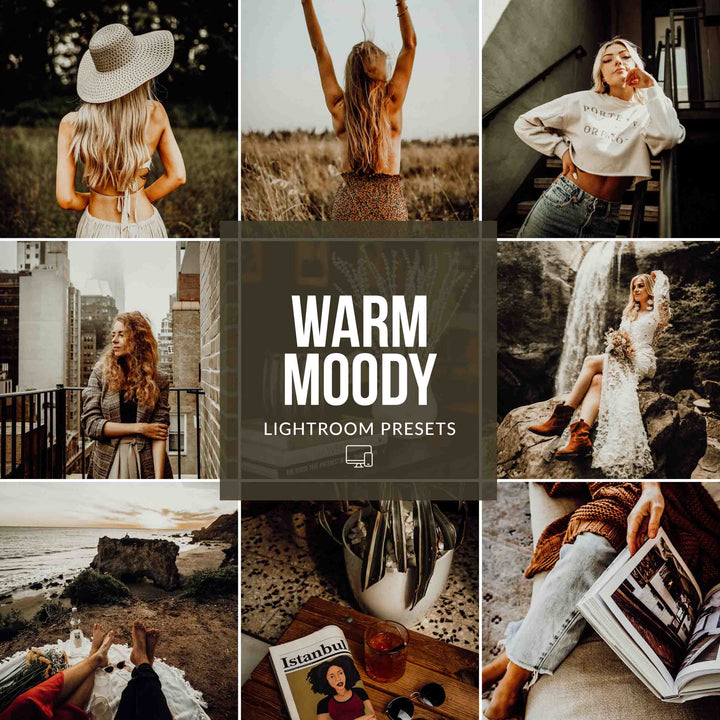 Ai-Optimized WARM & MOODY LIGHTROOM PRESETS