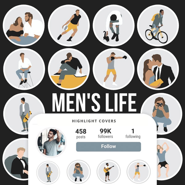 Ai-Optimized MEN'S LIFE IG HIGHLIGHT COVERS