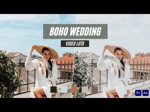 Ai-Optimized BOHO WEDDING VIDEO LUTS (MOBILE & DESKTOP)