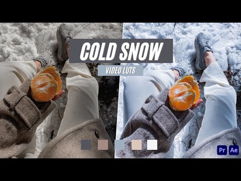 Ai-Optimized SNOW COLD VIDEO LUTS (MOBILE & DESKTOP)