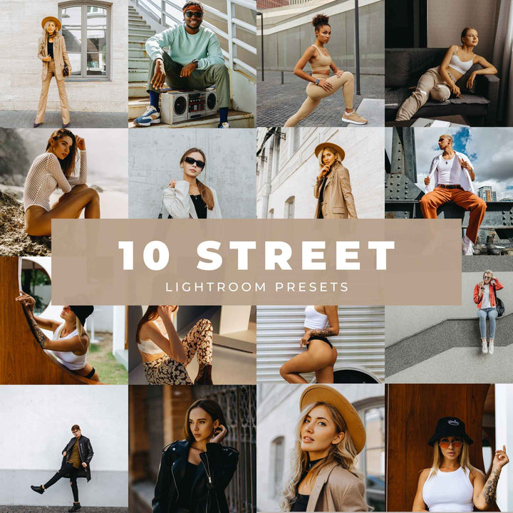 Ai-Optimized STREET SNAPSHOT LIGHTROOM PRESETS